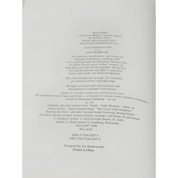 Kingfisher Book Great Girl Stories A Treasury of Favorites Childrens Literature - Picture 10 of 13